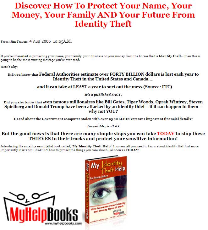 My ID Theft Help
